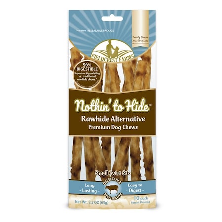 Nothin To Hide Fieldcrest Farms Nothin' to Hide Beef Grain Free Chews For Dogs 10 pk 154